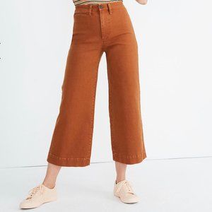 Madewell Emmett Crop in Rust / size 25